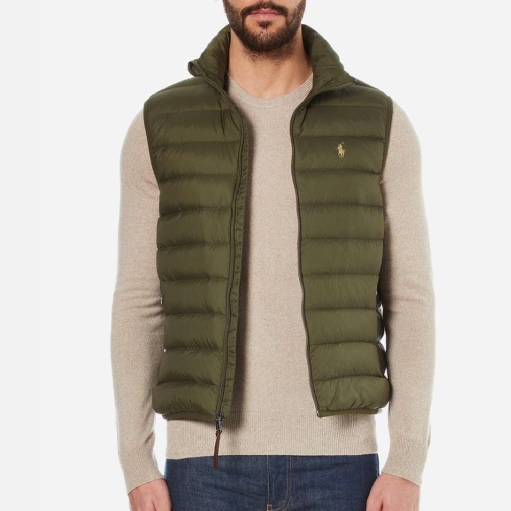 Ralph Lauren men’s puffer vest in green